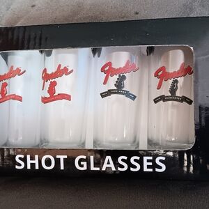 Fender Black Shot Glasses